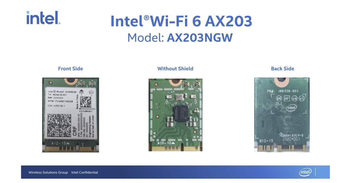 INTEL 推出 AX101 與 AX203 兩款新 WiFi 6 CNVio2 模組 | UNIKO's Hardware