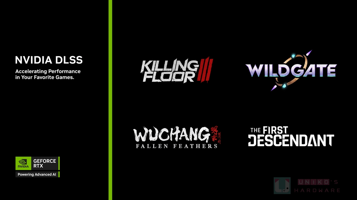 NVIDIA DLSS 4 支援於 7/24 首發的殺戮空間 3 與明末：淵虛之羽