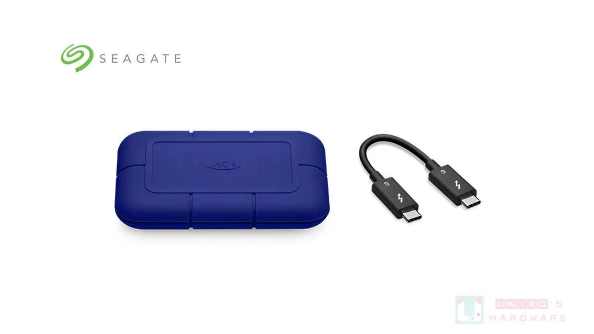 Seagate 推出全新 Thunderbolt 5 高速傳輸 LaCie Rugged SSD Pro5 固態硬碟