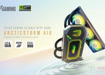 ZOTAC GAMING 推出 GeForce RTX 5090 ARCTICSTORM AIO 水冷顯示卡