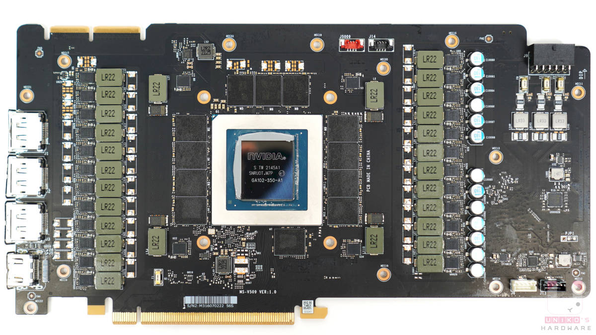 RTX 3090 TI 非公的 16PIN 電路設計！