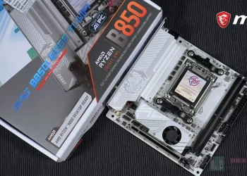 銀白小巧！MSI MPG B850I EDGE TI WIFI 主機板深度拆解評測