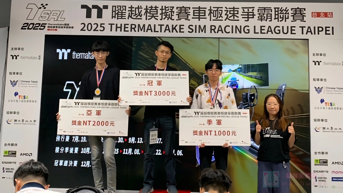 2025 TSRL 曜越模擬賽車極速爭霸聯賽第二季，第二場分站排名賽結束