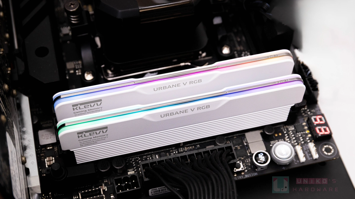 時尚與效能的結合!KLEVV URBANE V RGB DDR5-6000 評測