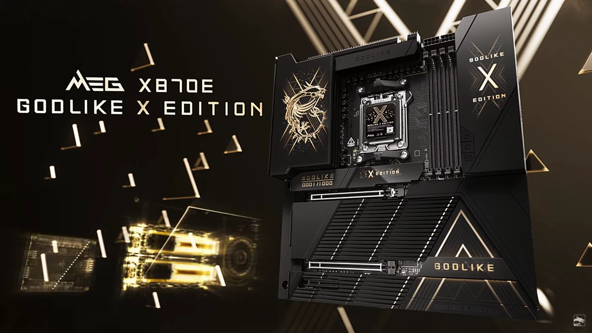 MSI 推出 MEG X870E GODLIKE X Edition 與全新 X870E MAX 主機板系列