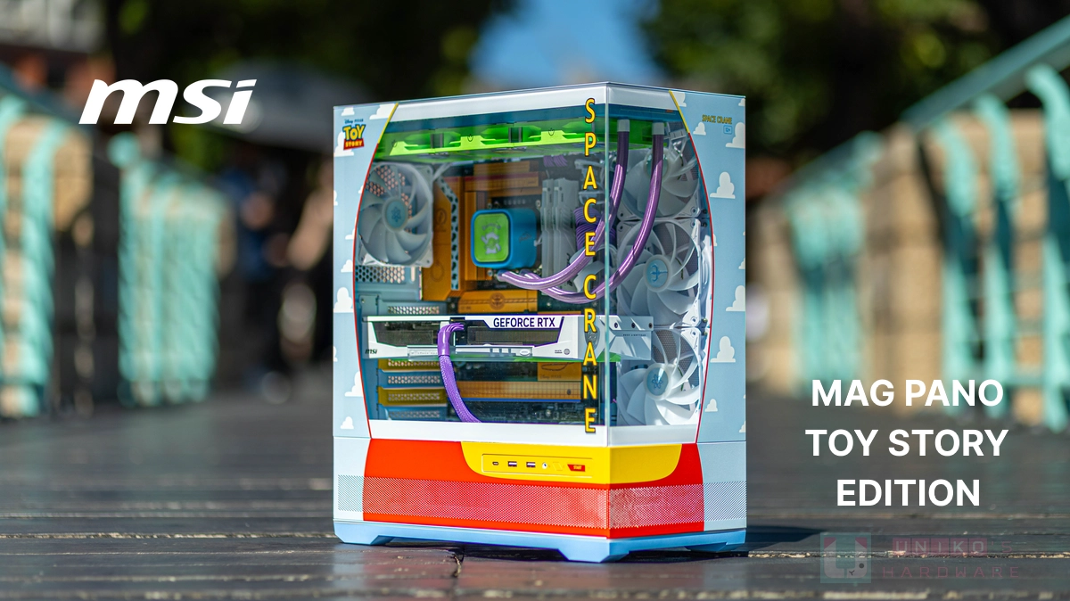 把回憶具現化到電腦上!MSI MAG PANO TOY STORY EDITION 玩具總動員 30 週年紀念機開箱