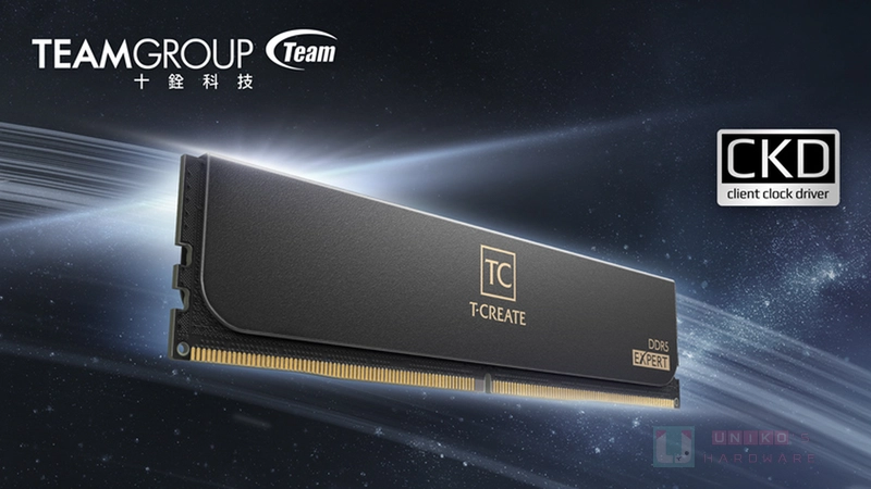 釋放 AI 時代專業創作力！十銓科技推出 T-CREATE EXPERT CKD DDR5 記憶體