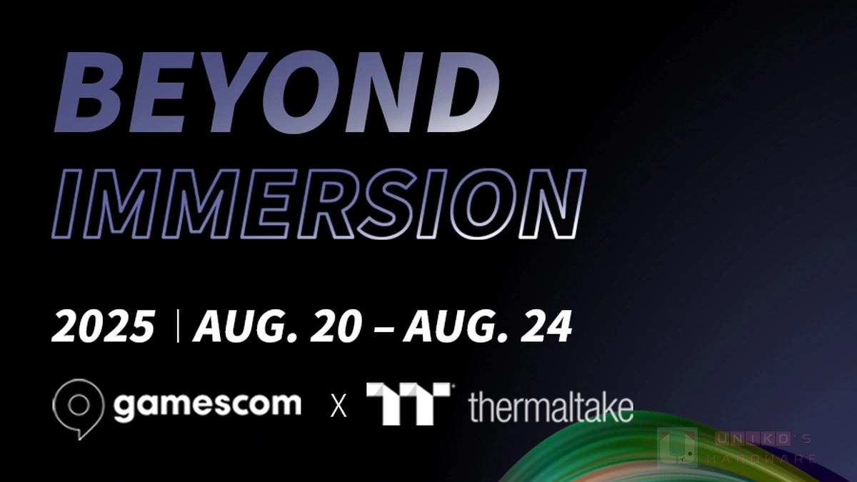 Thermaltake 宣布參加 Gamescom 2025 大展，展現全面模擬電競體驗
