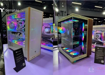 曜越現代風北歐木紋電競機殼首度於歐洲 Gamescom 2025 優雅亮相