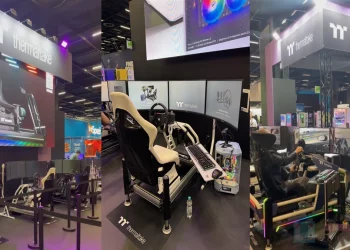 曜越 Gamescom 2025 與玩家同樂，還有機會拿到大獎 G6 方向盤喔