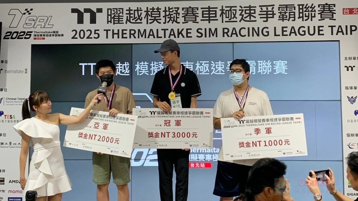 2025 TSRL 曜越模擬賽車極速爭霸聯賽第二季，第三場分站排名出爐