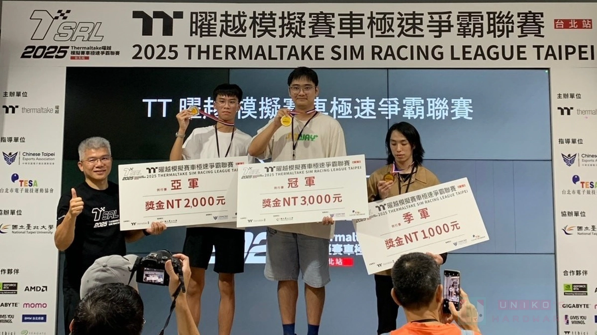 2025 TSRL 曜越模擬賽車極速爭霸聯賽第二季，第四分站賽排名揭曉