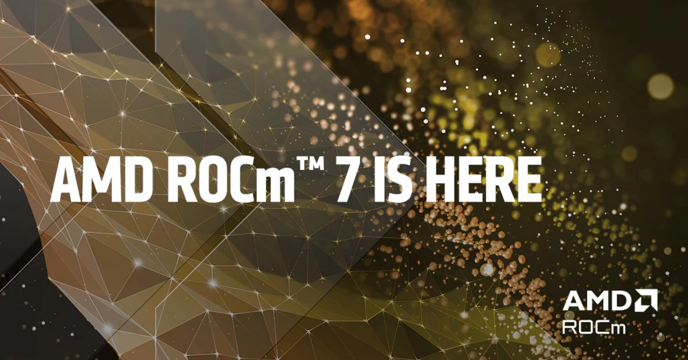 AMD 推出 ROCm 7 計算堆疊，AI 效能最高提升 3.5 倍