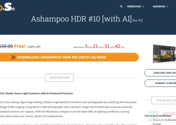 [限時免費] AI 照片曝光調整軟體 Ashampoo HDR #10