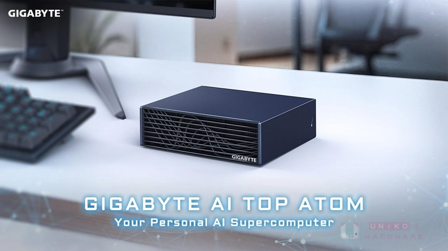 小型化 AI 運算主機！GIGABYTE AI TOP ATOM 精巧型超級電腦 10/15 新上市
