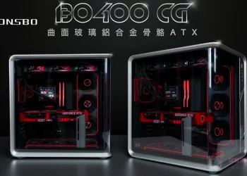 鋁合金工業風結合一體式曲面玻璃！喬思伯旗艦機殼 JONSBO BO400 CG 版本新上市