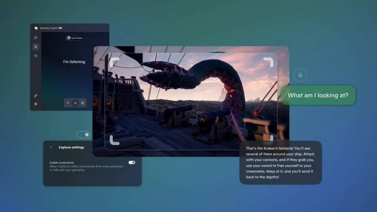Microsoft Gaming Copilot AI 將觀察你玩遊戲，學習你的風格、提供輔助建議