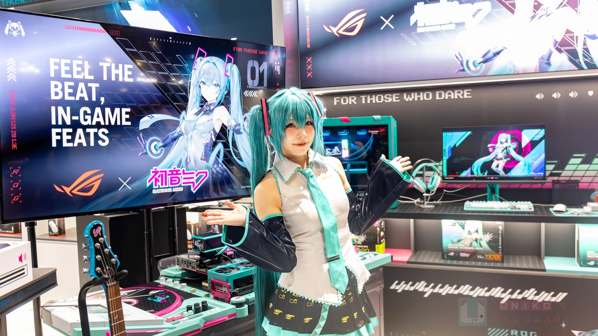 ROG x Hatsune Miku 初音未來快閃店營業中！限量聯名商品、AK MOD 初音改裝機亮相