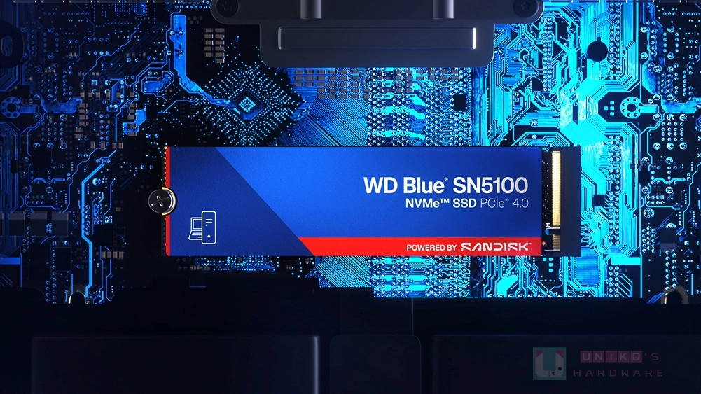 加速創作與專業人士工作效率！Sandisk 推出 WD Blue SN5100 PCIe 4.0 NVMe SSD