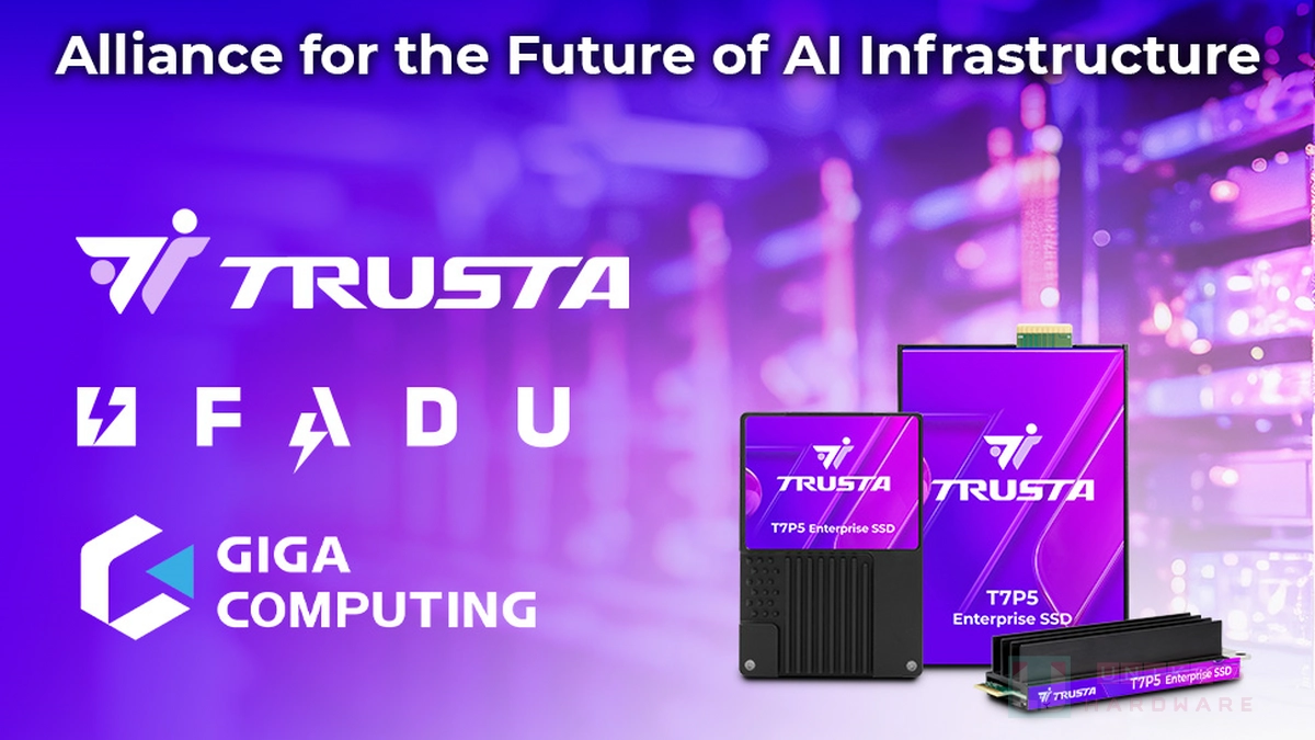 威剛 TRUSTA 攜手 FADU 與技鋼結成同盟，共同打造新世代企業級 SSD 生態系