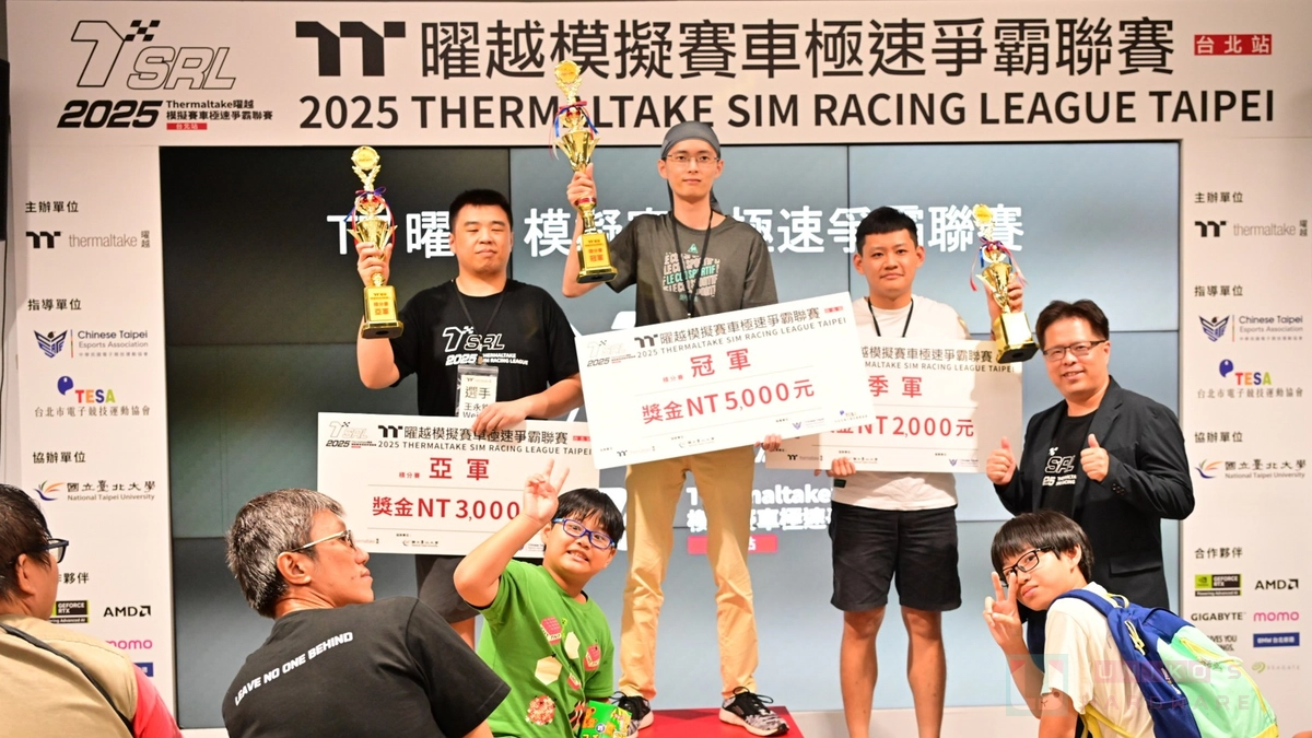 2025 TSRL 曜越模擬賽車極速爭霸聯賽第二季積分季後賽第一場前三選手排名公布