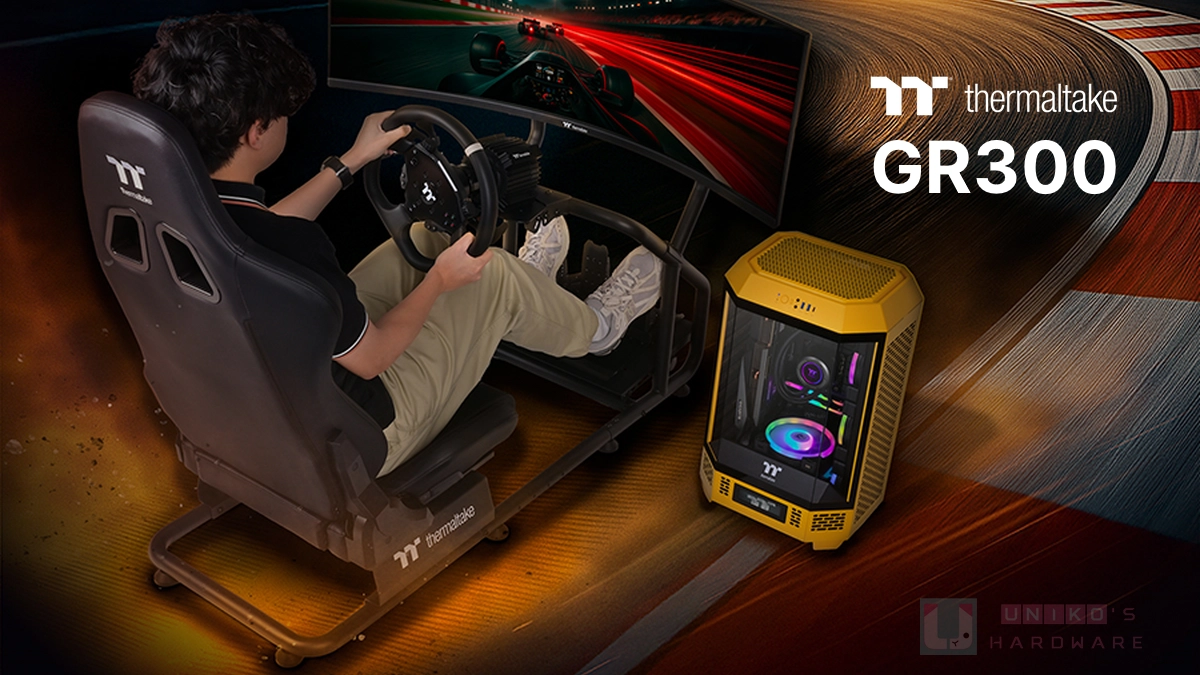 打造最佳駕駛體驗！曜越新推出 GR300 賽車模擬座艙