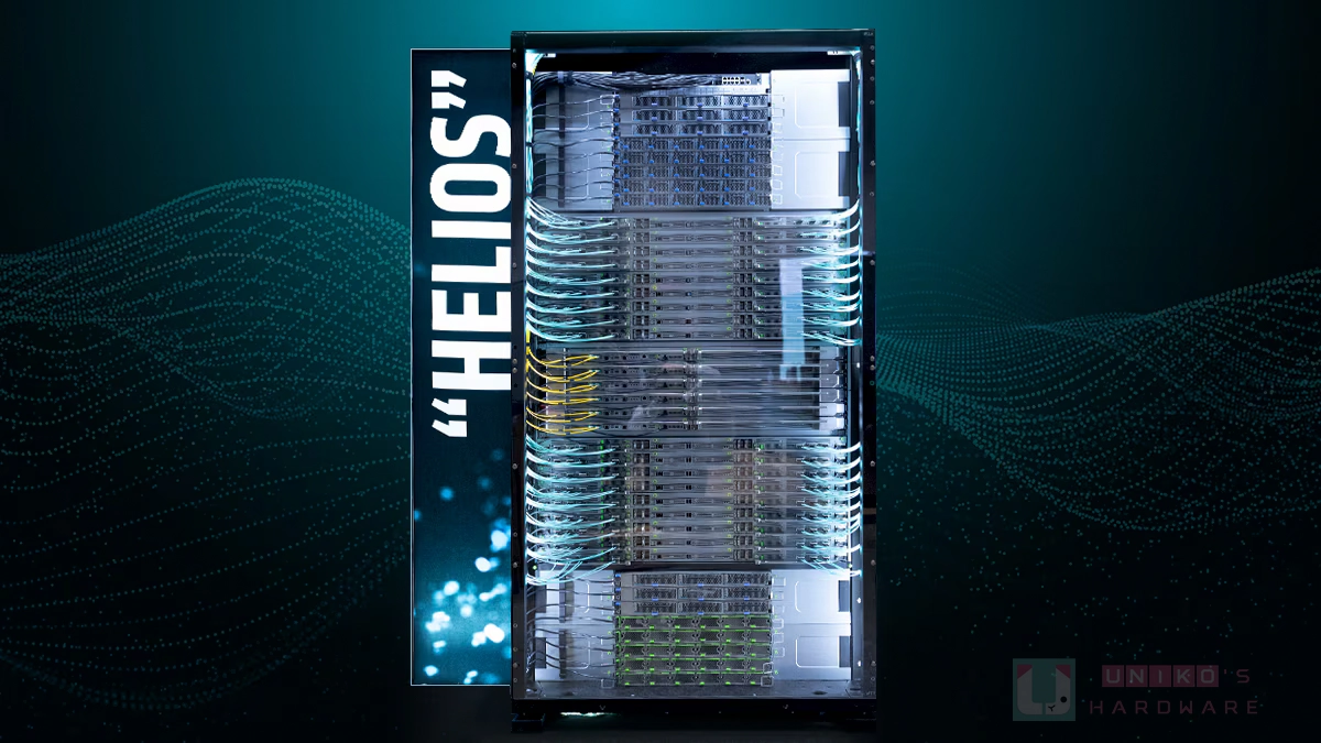 AMD 於 OCP 發表集結 AMD 解決方案的 Helios 機架級 AI 平台