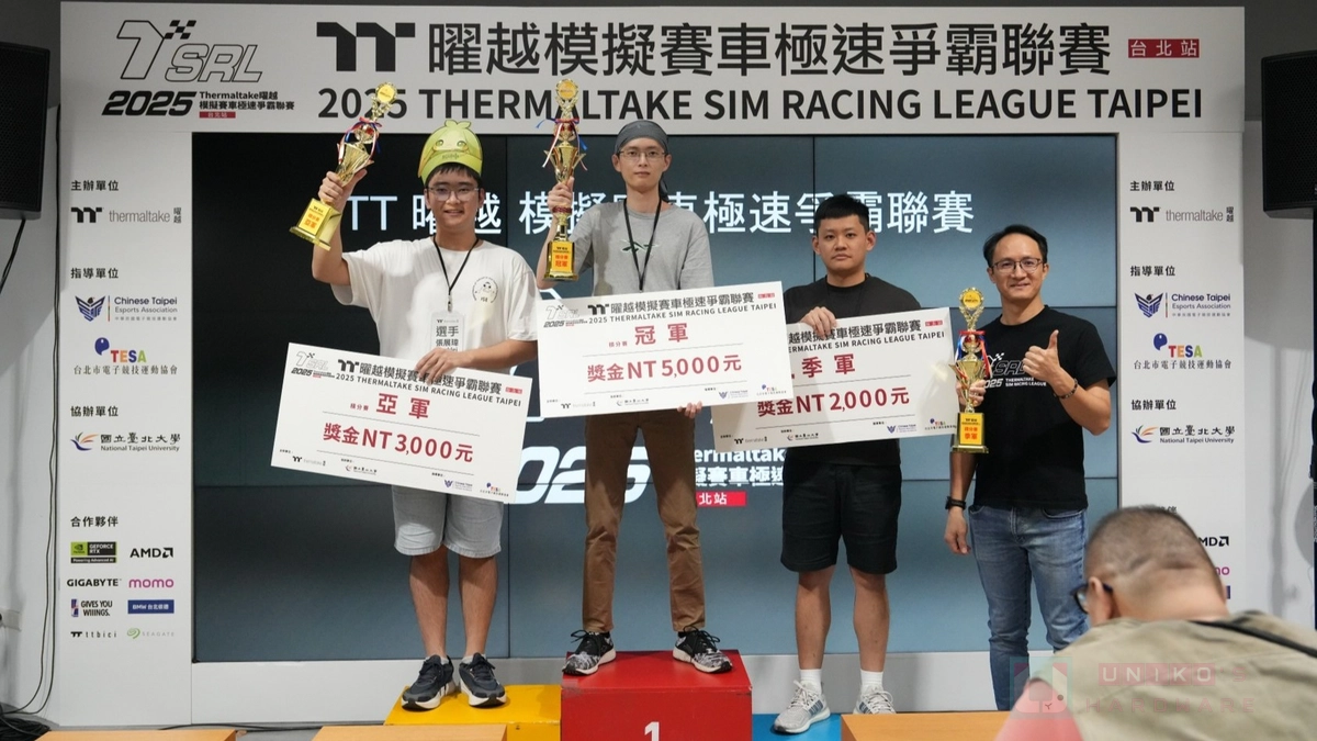 2025 TSRL 曜越模擬賽車極速爭霸聯賽第二季，季後賽第三戰排名出爐