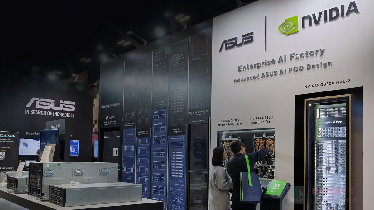 華碩 SC25 大秀 AI 硬實力！展出全方位液冷 AI POD 與全新儲存解決方案