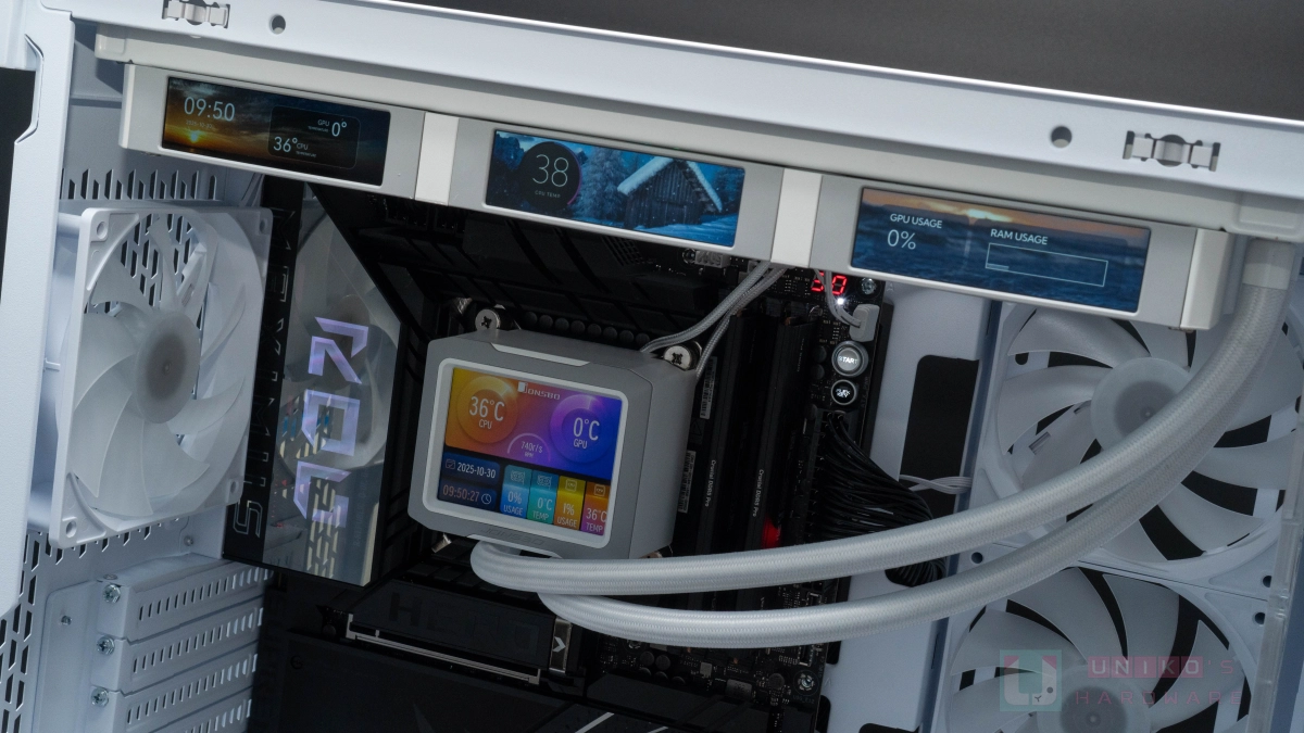 4 螢幕玩法更豐富！JONSBO TF3-360 一體式水冷散熱器開箱評測