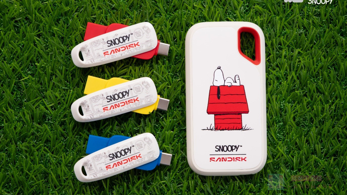 Sandisk x 史努比雙強聯手，推出全新收藏系列