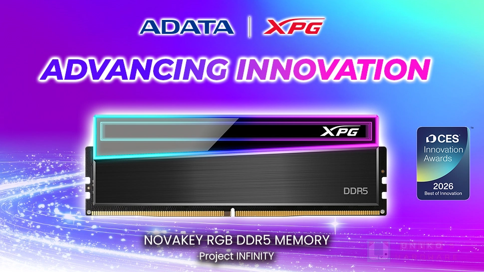 CES 2026 Best of Innovation 獎項加持！XPG NOVAKEY RGB DDR5 獲國際讚許