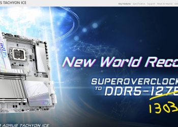 技嘉 Z890 AORUS TACHYON ICE 記憶體超頻再創佳績