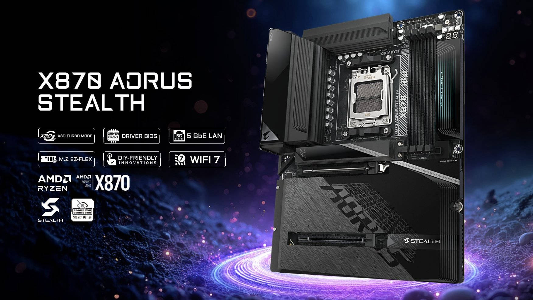 GIGABYTE 主機板型號黑白並濟！