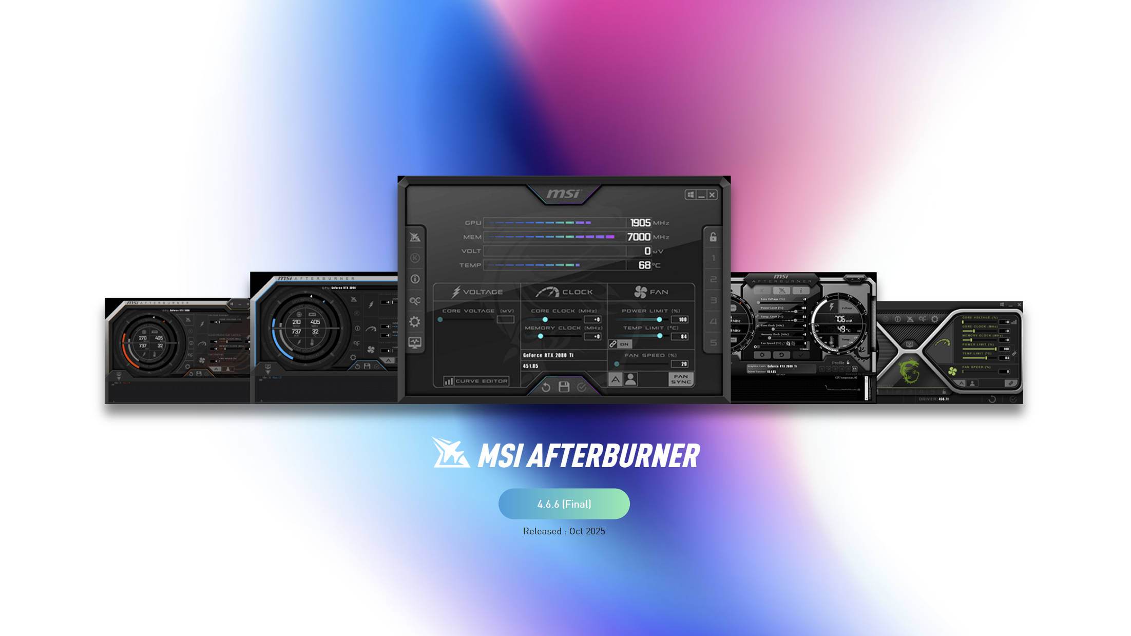 MSI AFTERBURNER 更新到 V4.6.7 BETA 1 了！