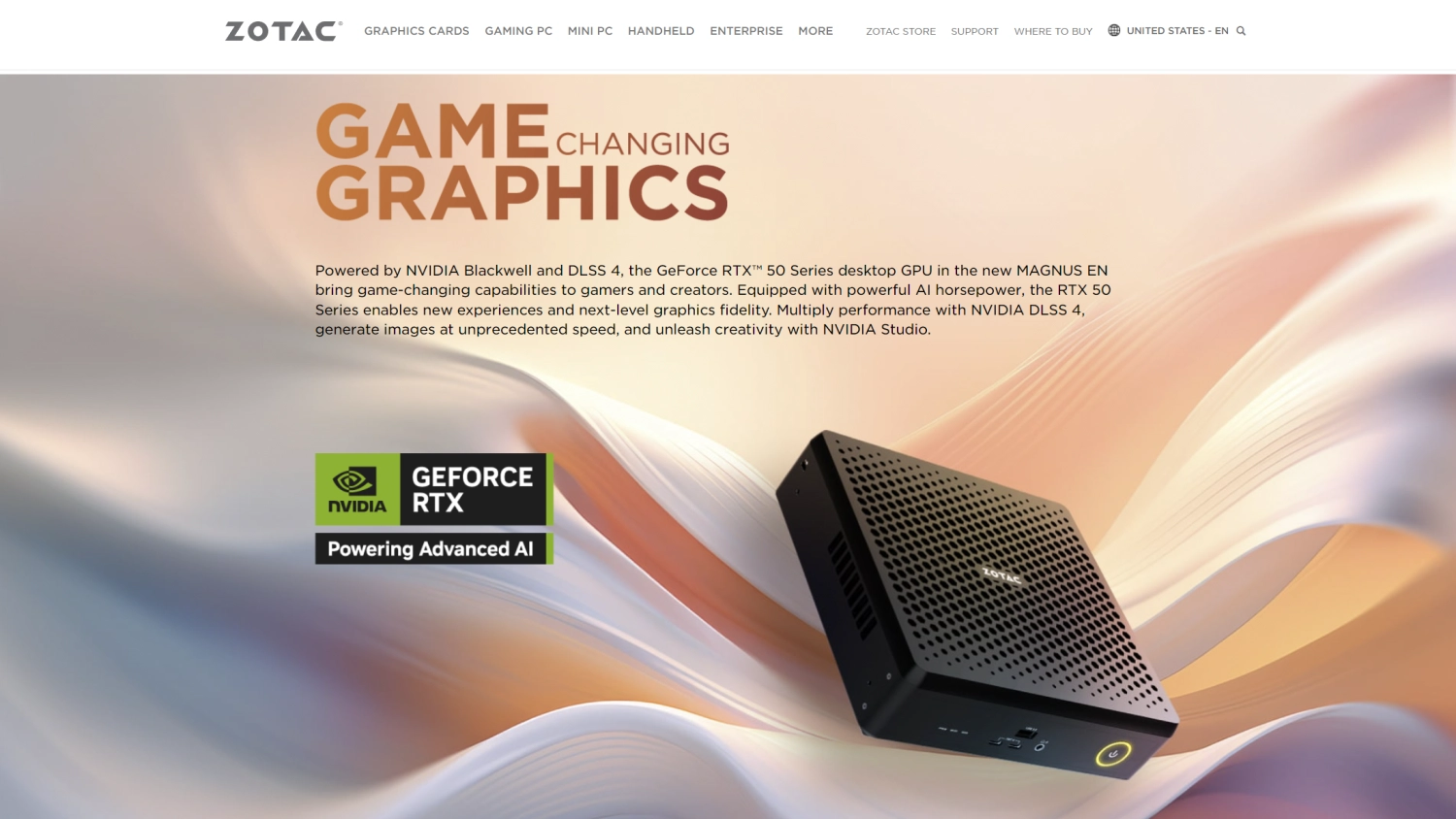 ZOTAC ZBOX MAGNUS EN275060TC 帶來神奇的 RTX 5060 TI！