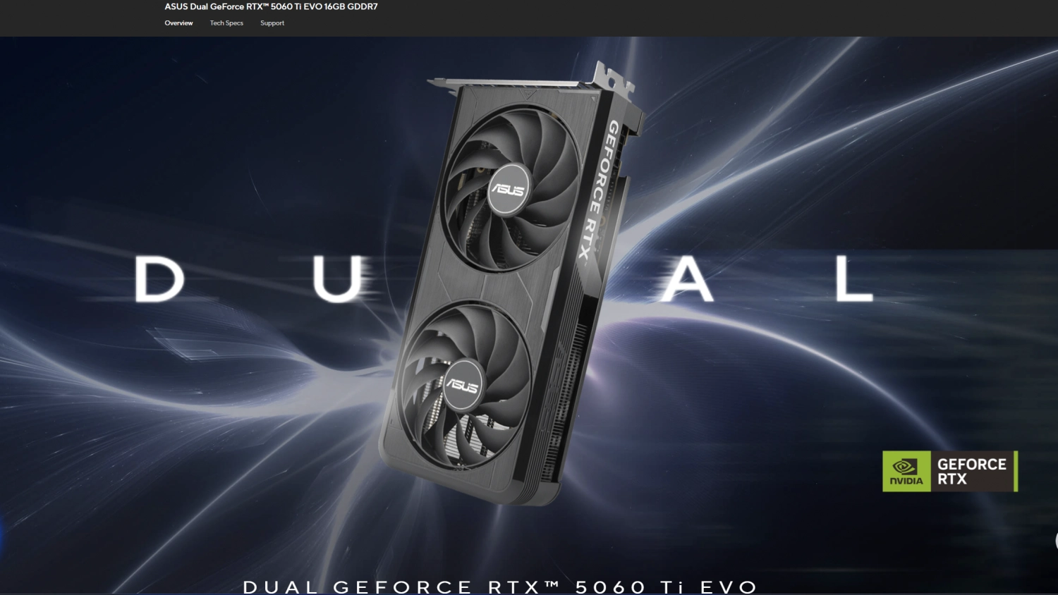 華碩推出DUAL RTX 5060 TI EVO 16G，跟之前相比有哪些變化？ | UNIKO's