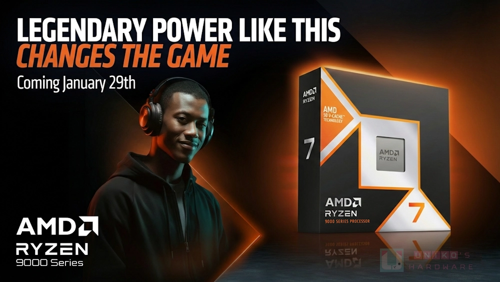 AMD Ryzen 7 9850X3D 處理器售價 499 美元，將於 1/29 上市