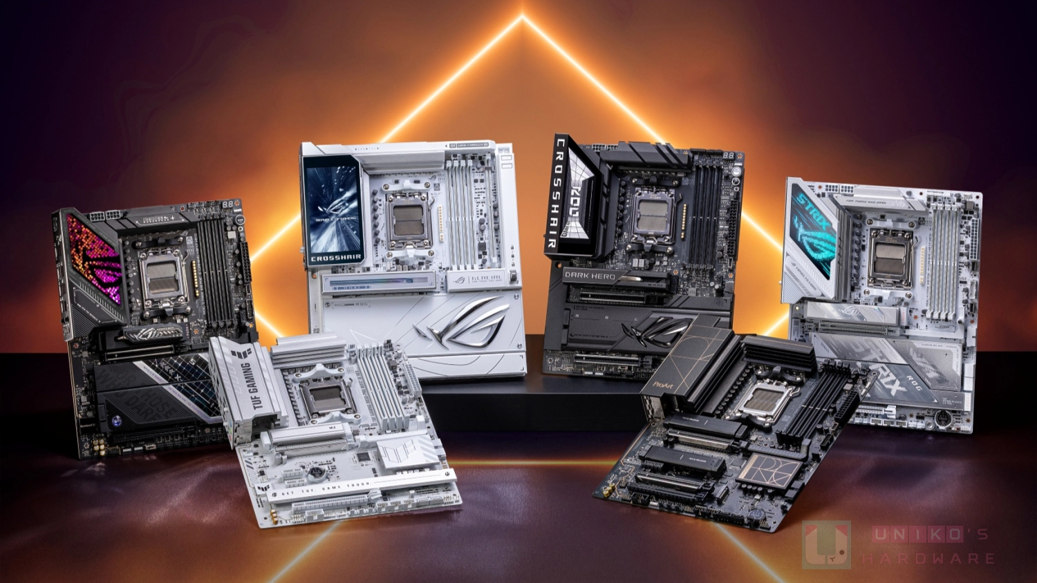 極效至準！ROG Crosshair X870E Glacial 等全新 AMD 800 系列主機板在台上市