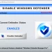 Windows Defender 關閉工具 - Disable Windows Defender V2.0