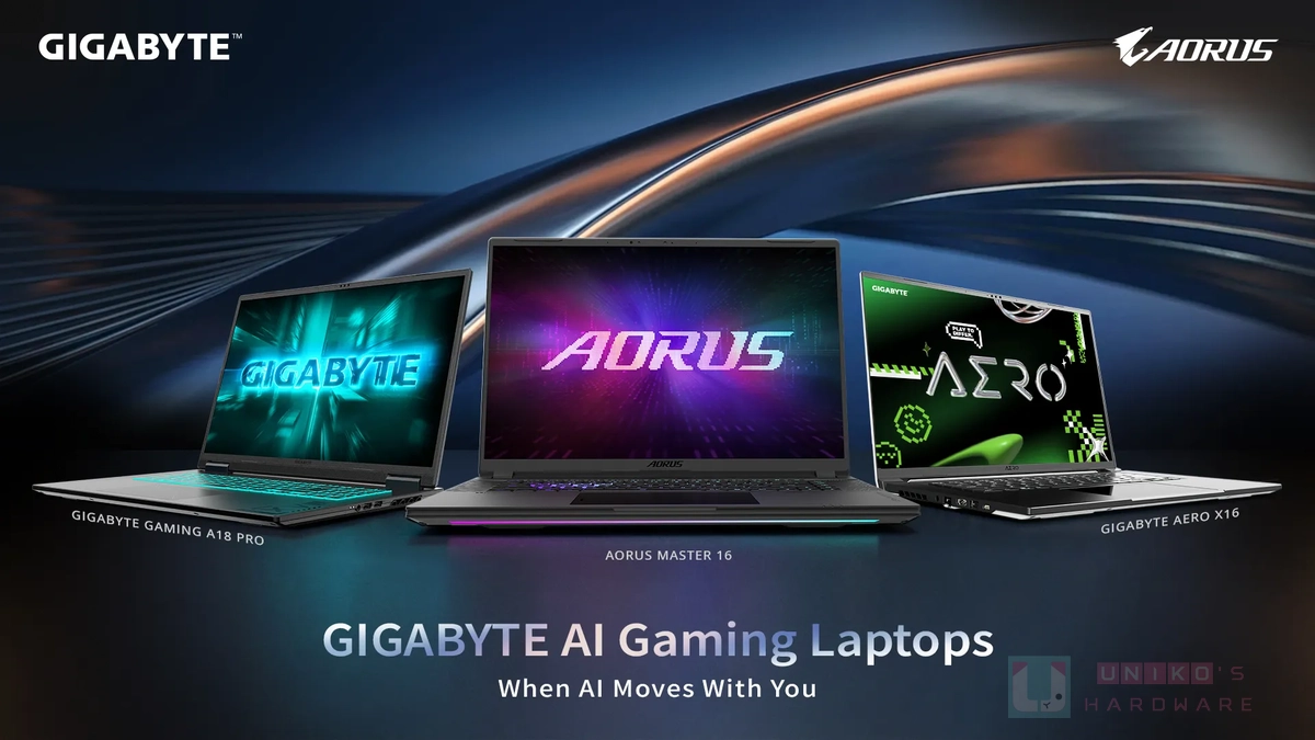 GIGABYTE CES 2026 工藝技術再提升，把 AI 電競筆電變得更薄了！