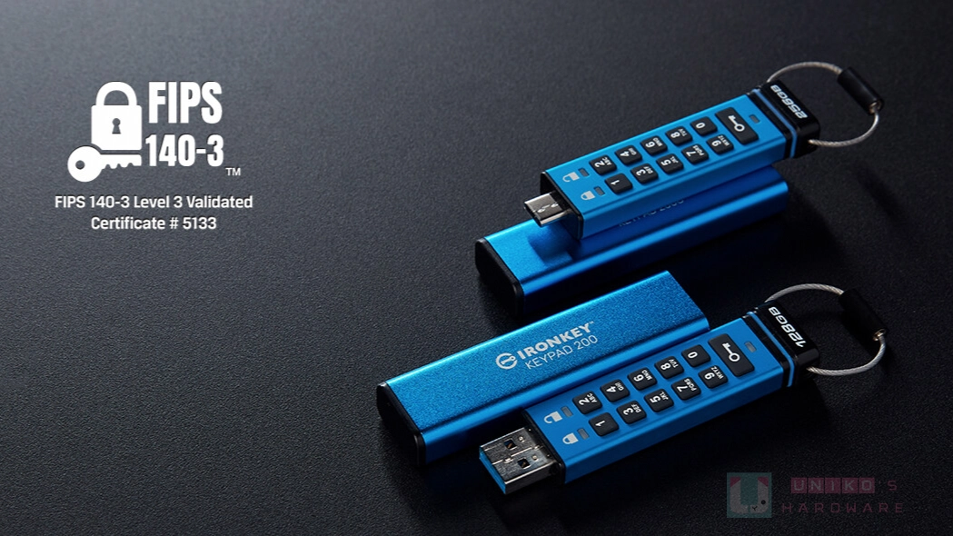 全面守護資料安全！Kingston IronKey Keypad 200 系列隨身碟榮獲 NIST FIPS 140-3 Level 3 認證