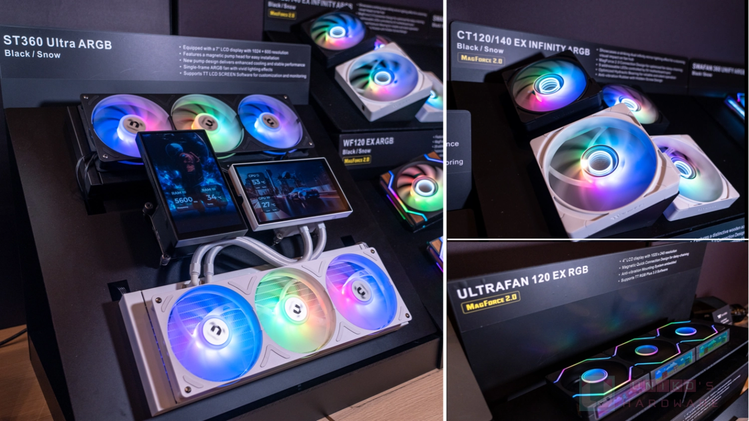 曜越隆重發表 ST360 Ultra ARGB Sync 與次世代雙重無限鏡燈效風扇
