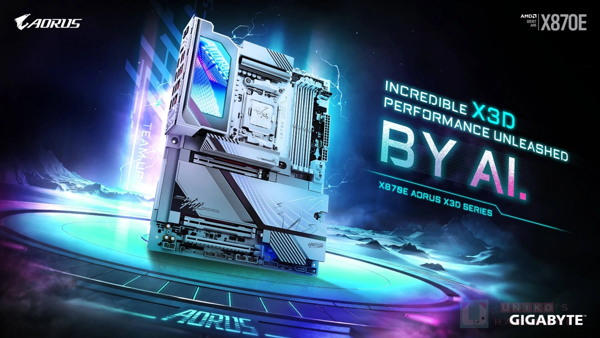 技嘉 AGESA 1.2.8.0 BIOS 現已發佈！釋放 AMD Ryzen 7 9850X3D 處理器極致效能