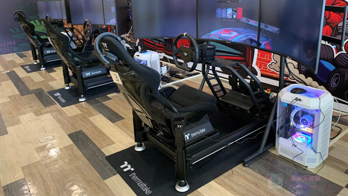 體驗沉浸式賽車娛樂新地標!曜越 GR500 賽車模擬器入駐劍湖山渡假大飯店