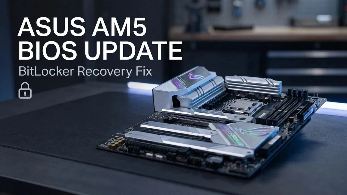 ASUS AM5 主機板緊急釋出 BIOS 更新，解決 BitLocker 災情