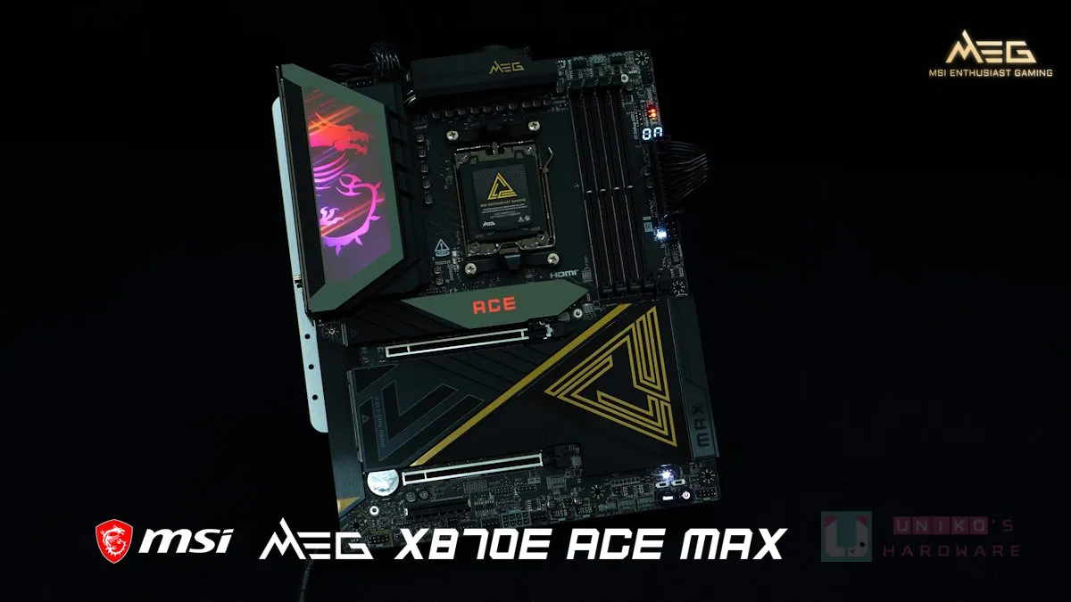 MSI MEG X870E ACE MAX 主機板深度拆解評測