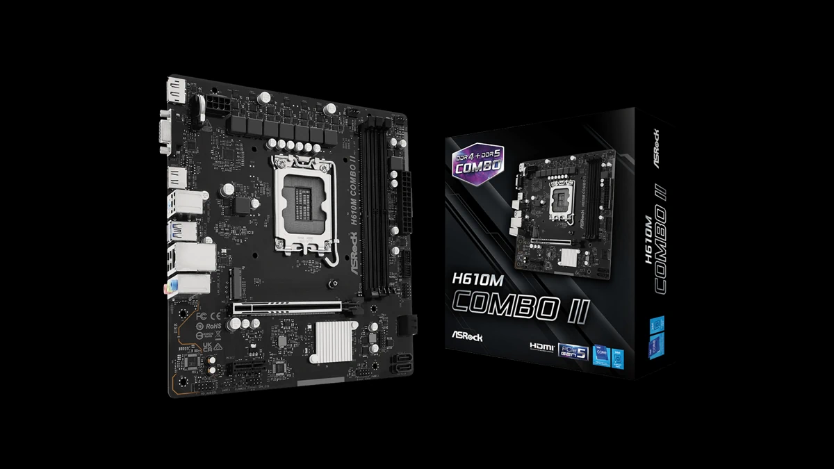 妖板專家！ASRock 推出第二張能支援 DDR4 與 DDR5 的主機板 H610M COMBO II