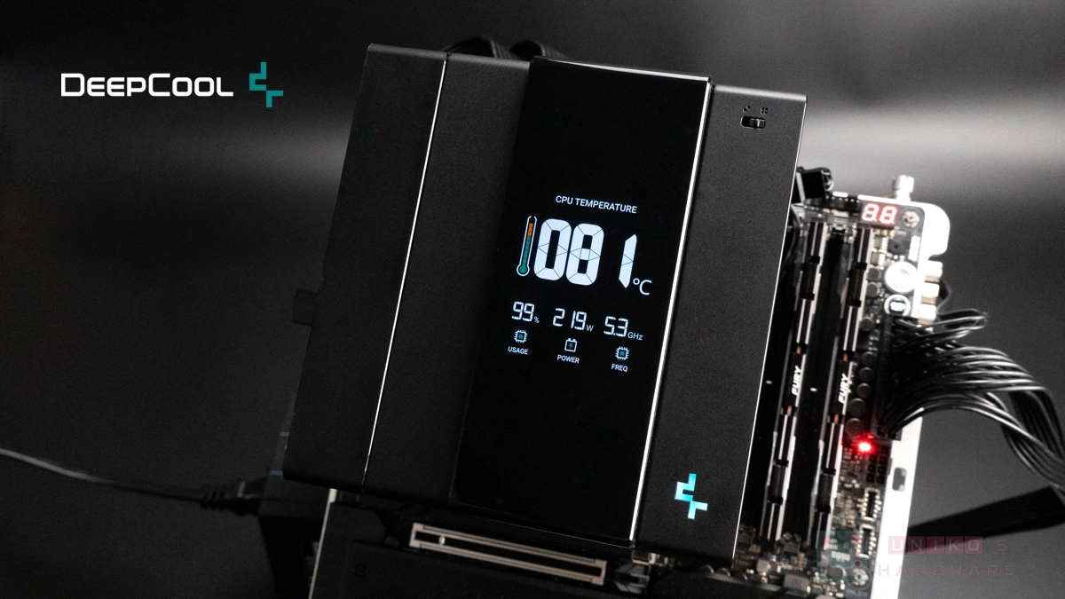 四段數顯、280W+ 頂規空冷!DeepCool ASSASSIN IV VC VISION 評測