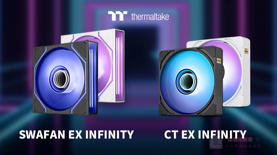 重定義 ARGB 風扇美學！曜越新推出耀影 SWAFAN EX INFINITY 與 CT EX INFINITY ARGB Sync 散熱風扇